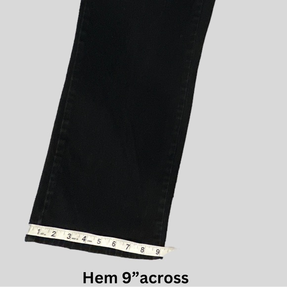 Lee Relaxed at the Waist Straight Leg Black Jeans  14 Short - Picture 13 of 16